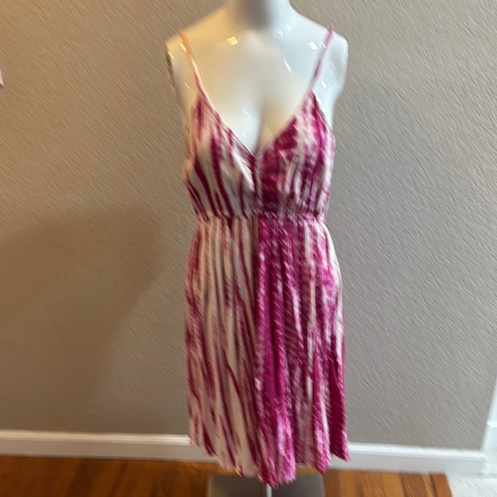 Pink and‎ White Women's Dress